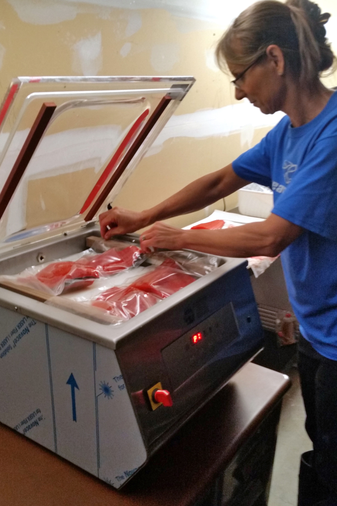 Fish Processing Oelrichs on the Kenai River